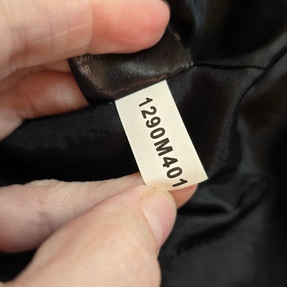 Antonio Melani Gray Single Breasted Peplum Pleated Crop Blazer Sz 2 - Picture 9 of 9